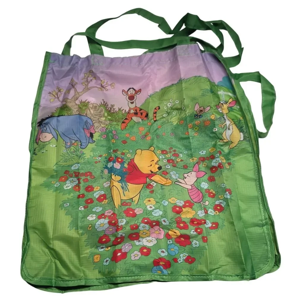 Disney Winnie the Pooh Foldable Reusable Tote Bag with Honey Pouch